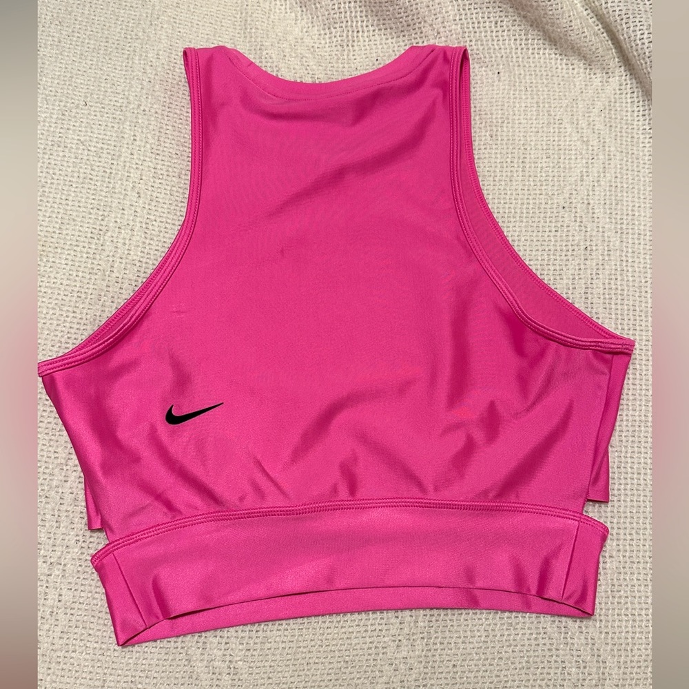Nike Hot Pink Racerback Crop Top